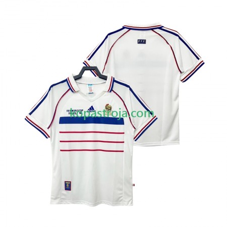 Billiga Fotbollströjor Frankrike Retro Borta tröja 1998 Kortärmad